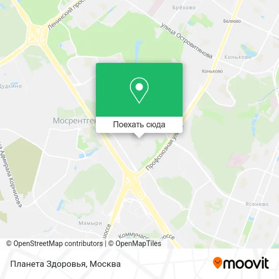 Карта Планета Здоровья