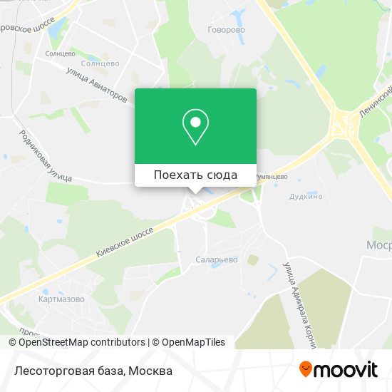 Карта Лесоторговая база