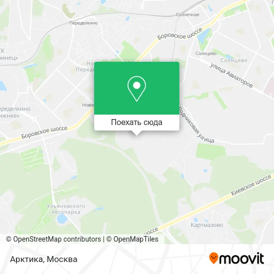 Карта Арктика