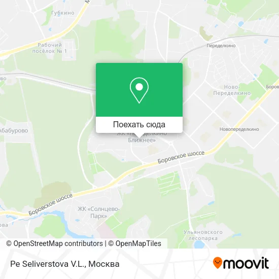 Карта Pe Seliverstova V.L.