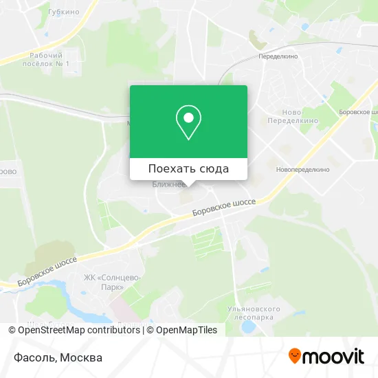 Карта Фасоль
