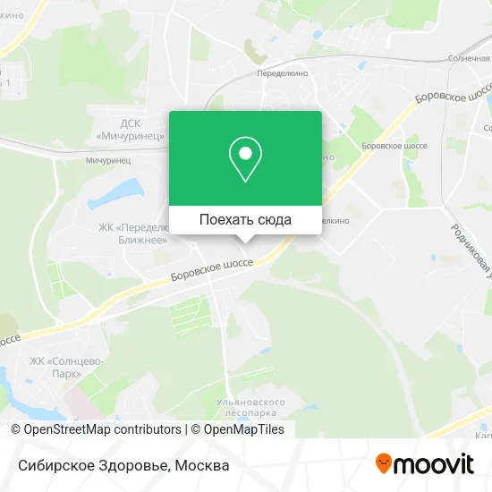 Карта Сибирское Здоровье
