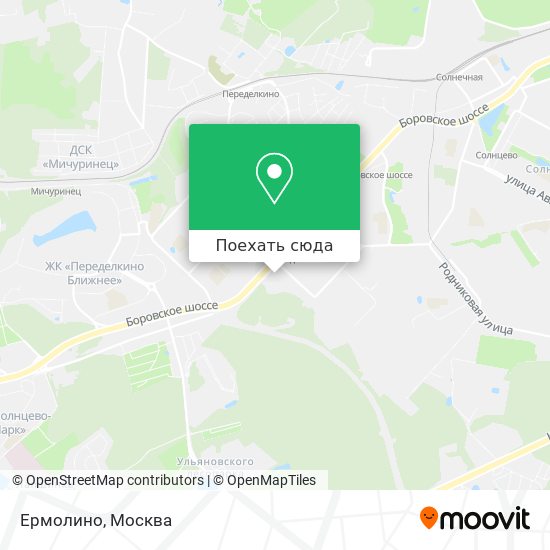 Карта Ермолино