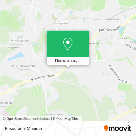 Карта Ермолино
