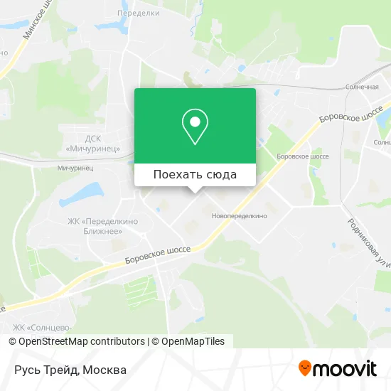 Карта Русь Трейд