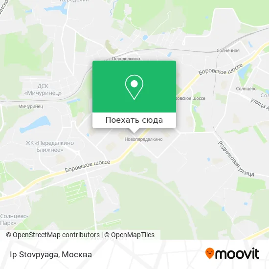 Карта Ip Stovpyaga