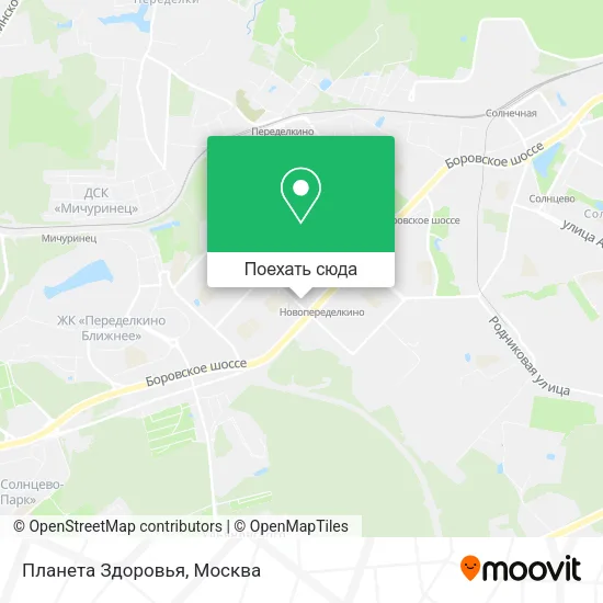 Карта Планета Здоровья