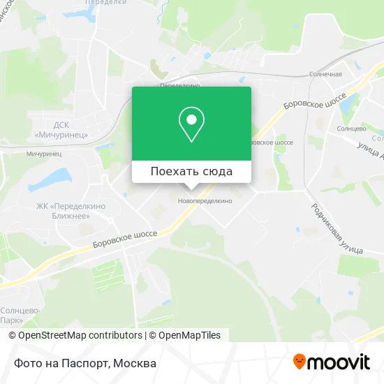 Карта Фото на Паспорт