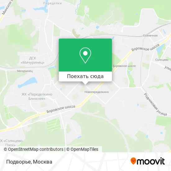 Карта Подворье