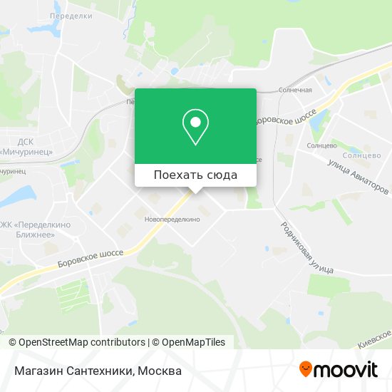 Карта Магазин Сантехники