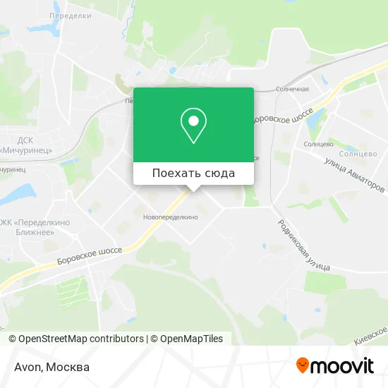 Карта Avon