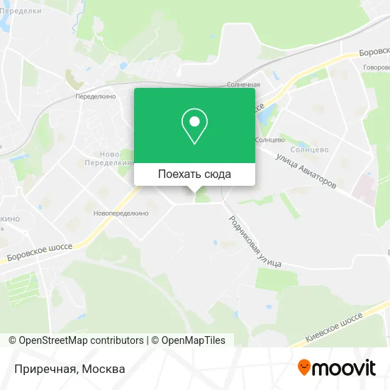 Карта Приречная
