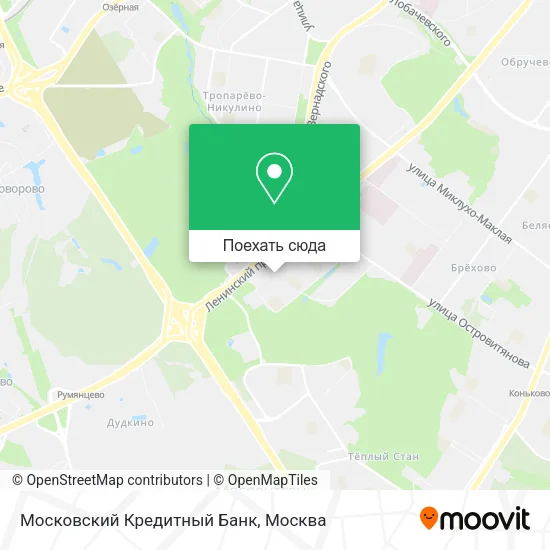 Карта Московский Кредитный Банк