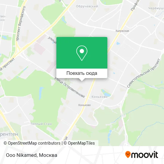 Карта Ooo Nikamed