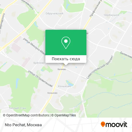 Карта Nto Pechat