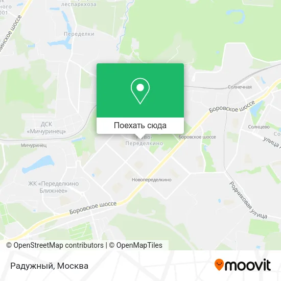 Карта Радужный