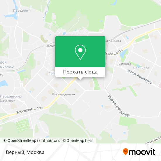 Карта Верный