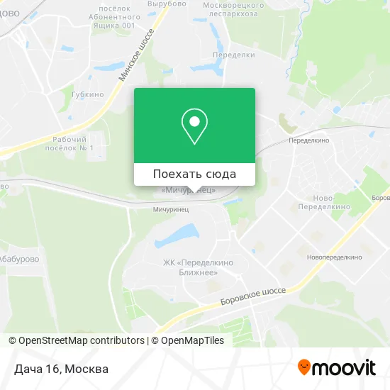 Карта Дача 16
