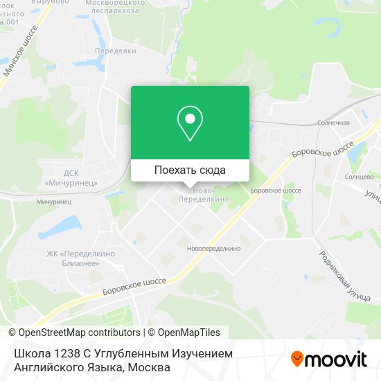 Карта Школа 1238 С Углубленным Изучением Английского Языка