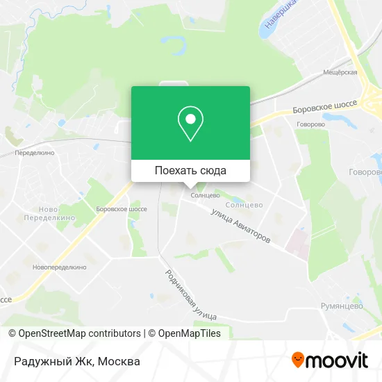 Карта Радужный Жк