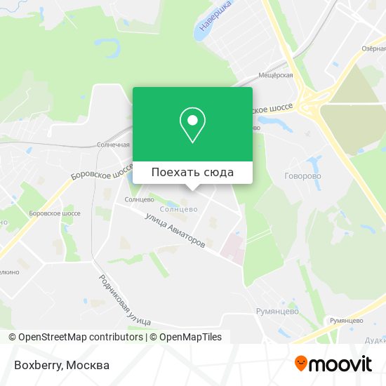 Карта Boxberry