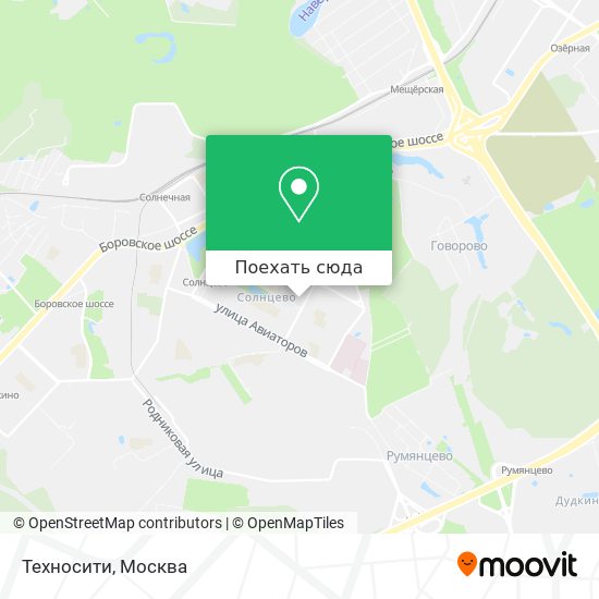 Карта Техносити