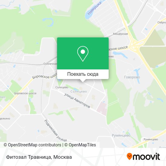 Карта Фитозал Травница