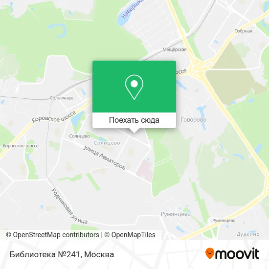 Карта Библиотека №241