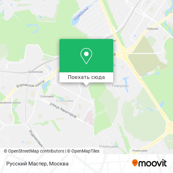 Карта Русский Мастер