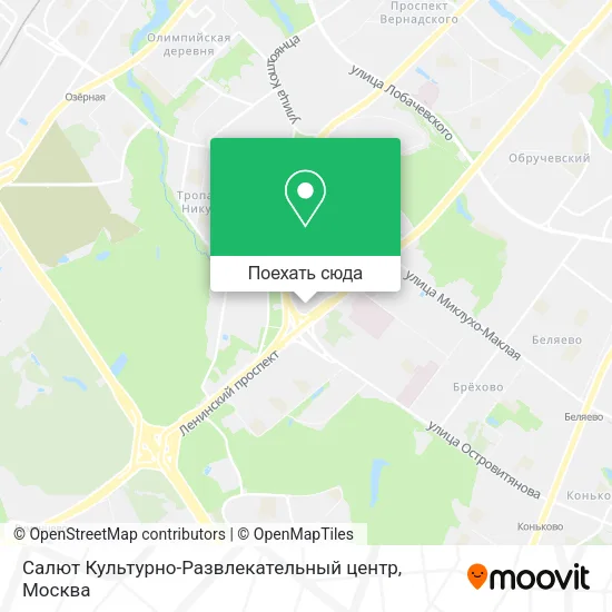 Карта Салют Культурно-Развлекательный центр