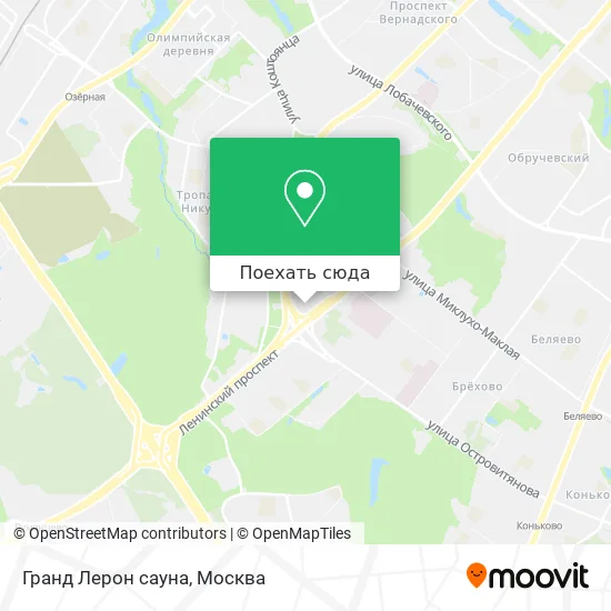 Карта Гранд Лерон сауна