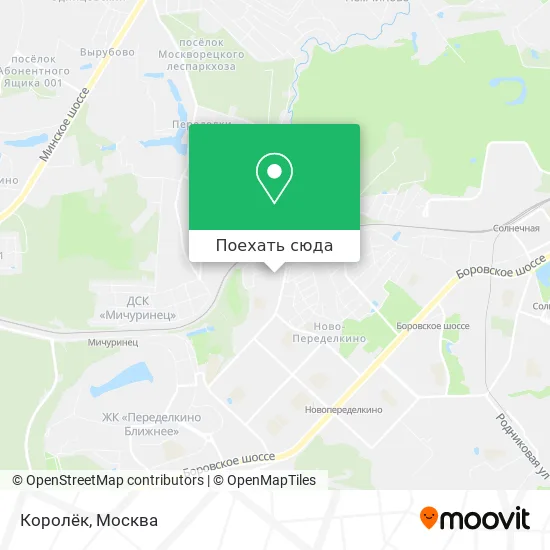 Карта Королёк