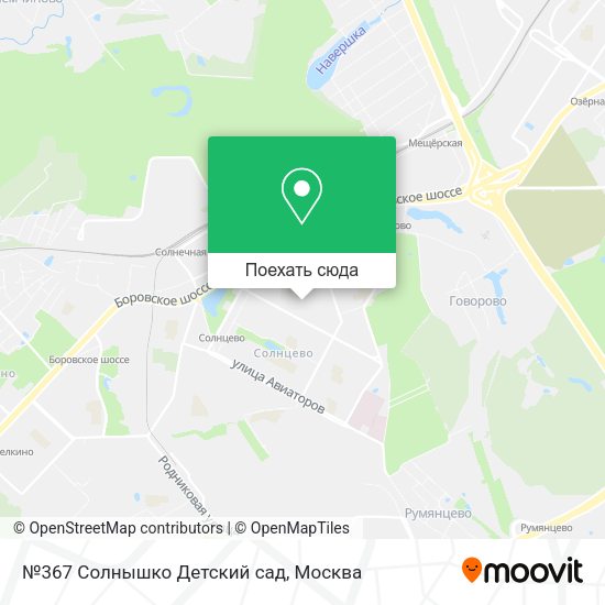 Карта №367 Солнышко Детский сад