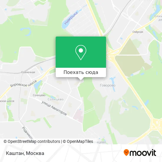 Карта Каштан