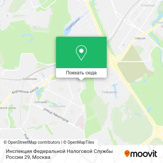 Карта Инспекция Федеральной Налоговой Службы России 29