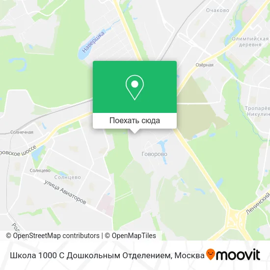 Карта Школа 1000 С Дошкольным Отделением