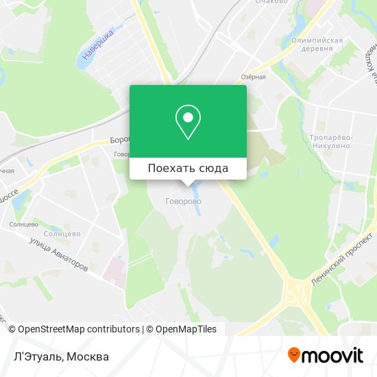 Карта Л'Этуаль