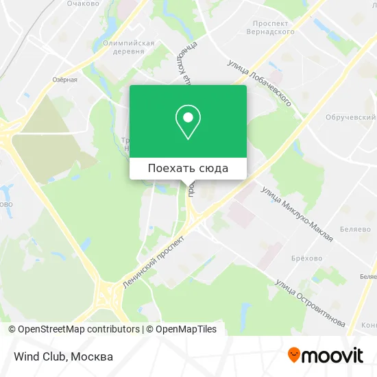 Карта Wind Club