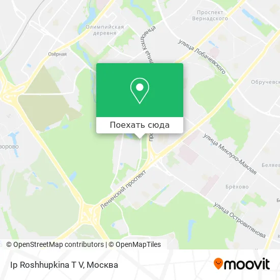 Карта Ip Roshhupkina T V