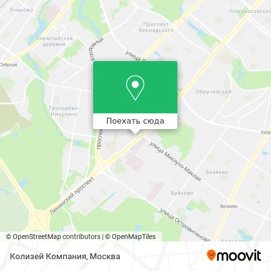 Карта Колизей Компания