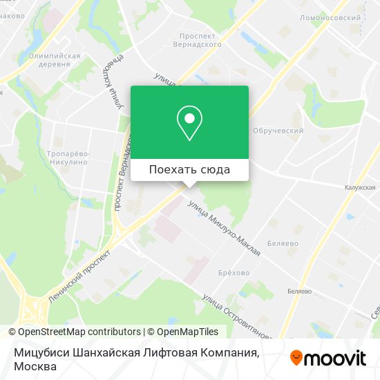 Карта Мицубиси Шанхайская Лифтовая Компания