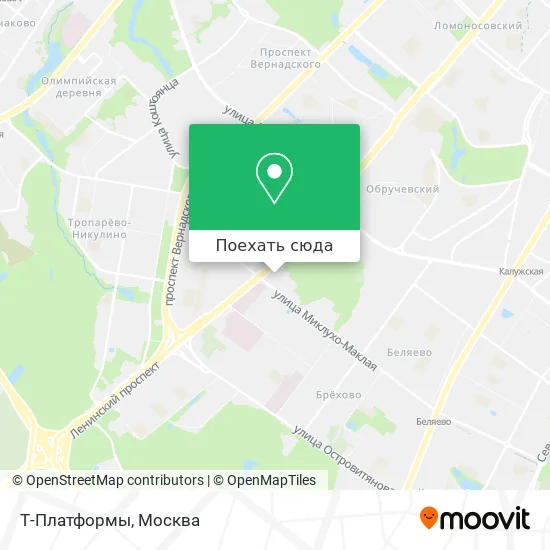 Карта Т-Платформы