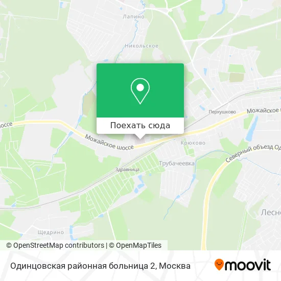 Карта Одинцовская районная больница 2