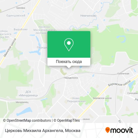 Карта Церковь Михаила Архангела