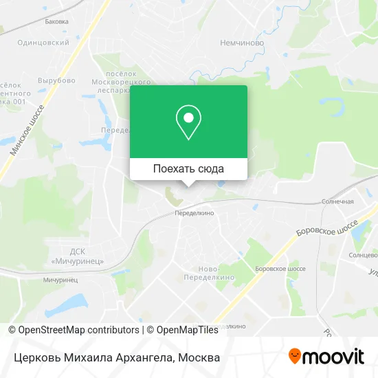 Карта Церковь Михаила Архангела
