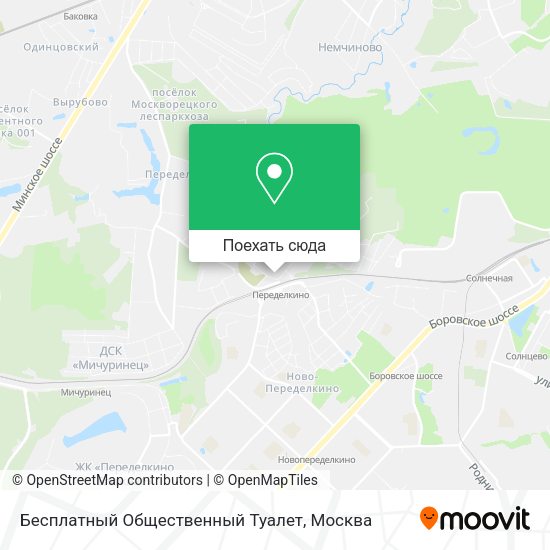 Карта Бесплатный Общественный Туалет
