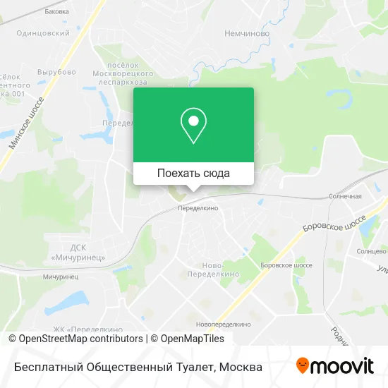 Карта Бесплатный Общественный Туалет