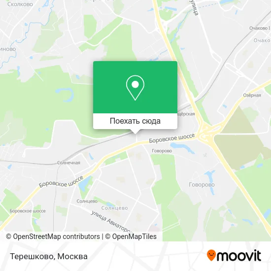 Карта Терешково