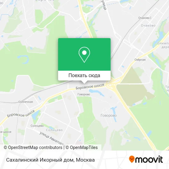 Карта Сахалинский Икорный дом