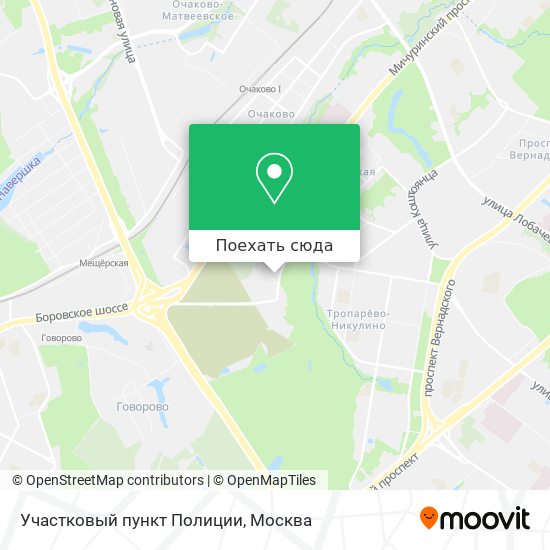 Карта Участковый пункт Полиции